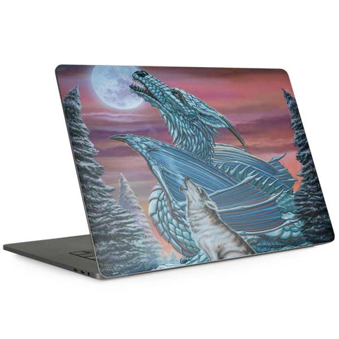 Dragon and the Wolf by Ed Beard Jr MacBook Skins